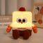 New ideas Chocolate  Bedroom Night Light Nursery Lamp Mini LED Light Cartoon Silicone Night Lamp Cute Night Light for Kids