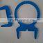 Custom 8mm Polycarbonate blue sheet laser cutting for Mobile phone clamp
