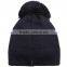 Wholesale fashion cheap winter acrylic custom beanie hats with pom pom knit hat