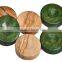 colored wooden backgammon chips