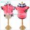 Fashion Handsome Lapel Plaid Reversible Winter Dog Jacket