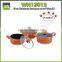 10pcs induction spraying plastics soup pot non-stick cookware sets kitchenware set cooking pot die casting