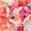 Hot selling excellent flower silk chiffon print fabric for party dress