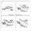 BJ-LS241-023 Custom skull Billet Aluminum dirt bike bicycle brake lever