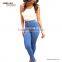 new style fashion white ripped skinny girls jeans wholesale price