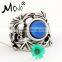 Dragon Pattern Top Quality Big Fashion Ring Designs with Single Stone Change Color Ring for Man Stone Ring Designs for Men