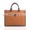 Elegance genuine leather tote bags handbag and purse