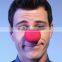 Red sponge foam clown nose circus party costume accessory