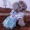 dog hoodie blue dog skirts velvet+Sequins yarn spring summer dog sexy girl rabbit shaped dog skirts factory