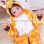 Children Winter Kigurumi Onesie/Unisex Deer Jumpsuit/Baby Animal Flannel Romper