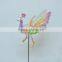 5 Inch Pearl Powder Plastic Peacock Garden Ornament Bird