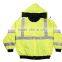 Cheap High Visible Road Safety Winter Reflective Jacket Yellow Work Jacket Winter Waterproof Coat