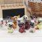 So cute simulation resin small ornaments 12 dogs home accessories collection