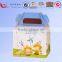 Sweet White Papercard Cake Box With Handle