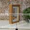 dark wood color MDF Shadow Box Frames photo frame with Removable face paper