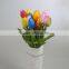 Wholesale Wedding Flower for Gift Artificial Flower Tulip Fabric Flower