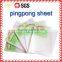 toe puff and counter Pingpong sheet Adhesive backed rubber sheet