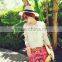 Fashion headwar panama hats letter M jazz straw hats for women summer