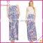 Women Viscose Paisley Print Elegant Bohemian Maxi Skirt Wholesale