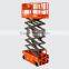 13.6m working height self-propelled hydraulic mobile scissor lift table