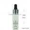Transparent Glass Dropper Bottle With Glass Pipette