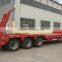 Heavy machine transportation 3 axles low bed semi trailer