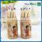 Customer disign 3.5inch kids color pencils set into wooden pencil shaped box back to school