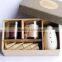 Natural aroma candle set with incense cone