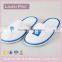 White OpenToe Waffle Weave Hotel Spa Slippers