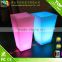 waterproof outdoor glow LED flower pot LED lighting planter LED flower vase light for decoration weeding/hotel