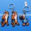 custom 3D rubber motor beer bottle opener motorcycle keyring