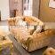 Luxury Antique Italian Neo Classic Chesterfield Fabric Sofa Set AL195