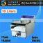 Commercial counter top deep frier 1 tank 1 basket 10L with valve and fryer baskets (SY-TF110V SUNRRY)