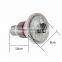 HD720p wifi bulb P2P IP DVR camera with 5 Watt White Light output