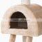Cat scratcher tree condo house