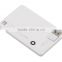 Ultra-thin credit card size power bank with built in charge cable 1500mah