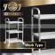 Durable Stainless hotel furniture Dining Serving Trolley Cart