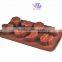 Food grade personalized shaped silicon chocolate bakeware
