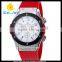 WJ-5498 silicone band trendy business 3ATM water resistant Megir watches men