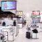 high end shopping mall glossy white black lady bag shop interior design