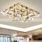 120W Luxury Crystal Ceiling Lights Stainless Steel Fashion Ceiling Lamp for Living Room/Restaurant/Hotel