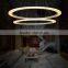 High Power Acrylic Pendant Light 3 Circles Modern Pendant Light for the Hotel