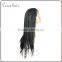 Factory price virgin Brazilian human hair braided wigs for black women