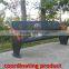 36 gallon capacity 2 compartments metal outdoor recycling bin