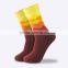 custom Man's solid color high quality black color dress sock tube socks