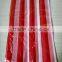 Flat striped bags with die cut type thickness 80mic