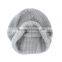 China polyester beanie hats plain single layer summer beanie hat
