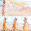 Women Sexy Chiffon Wrap Pareo Dress Sarong Beach Swimwear Bikini Cover Up Scarf