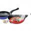 PROMOTION CHEAP ITEM 22CM FRY PAN WITH 2 LAYERS BLACK NON STICK COATING USD1.60/PC