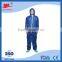 Dark blue Xiantao factory made Type 4/5/6 high quality 55g Non-woven protective reflective safety coverall